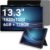 13.3 Zoll XORO MegaPAD 1333 Pro TabletPC mit FullHD IPS Display, Android 13, 10.000 mAh Akku, 2.0GHz 64Bit OctaCore CPU, 6 GB RAM, 128 GB Flash, 5G WiFi, Bluetooth, Kartenleser, 5 MP Kamera, USB-C