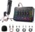 Streaming-Equipment – Podcast Microphone Mixing Console Podcasting Equipment Including Audio Mixer and Streaming Microphone for Video Production, Live Streaming, Voice-Over Gaming, Compatible with Multiple