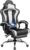 Gaming Chairs – Yaheetech Gaming Chair Ergonomic Gamer Chair with Massage Function Computer Chair with Footrest Office Chair 90-135° Backrest Adjustable Gaming Chair PC Chair White