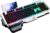 RedThunder K900 Halbmechanisch Gaming Tastatur [Version 2024], QWERTZ Deutsch Layout, RGB Beleuchtete, Ganzmetallpaneel, 26 Tasten Anti-Ghosting, Für PC/Laptop/Xbox One Gamer