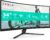 Philips Evnia 34M2C3500L – 32 Zoll WQHD Curved Gaming Monitor, 180 Hz, 0.5 ms, FreeSync Premium, HDR10 (3440×1440, 2X HDMI, DisplayPort) dunkel grau