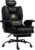 Gaming Chairs – Symino Gaming Chair, Executive Chair, Office Chair, Ergonomic, Faux Suede, Sofa-like Desk Chair with Footrest, Height-Adjustable Office Chair, Computer Chair, 130 kg, Black