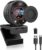 Streaming-Equipment – Angetube 4K Webcam for PC, 1080P@60FPS Streaming Camera with PDAF Auto Focus, AI Noise Reduction, 8X Zoom, USB Web Camera with Privacy Protection for Laptop/Mac/PC, Compatible with Zoom, Teams, OBS