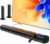 Soundbar für TV Geräte – 2025 Upgraded Eingebaute Dual-Subwoofe 2.2 Kanal Abnehmbar 2 in 1 Lautsprecher für Fernseher PC-Gaming HD-ARC/Optisch/AUX/BT/USB Bass/Höhen verstellbar für Heimkino
