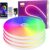 Streaming-Equipment – ELOUYCKE Neon RGB LED Strip, 10 m, Colour Changing, Music Sync, Waterproof, Silicone, DIY, Flexible Light Strip with Remote Control, App Control for Indoor and Outdoor Decorations (Includes Adapter)