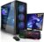 SYSTEMTREFF Basic Gaming Komplett PC Set AMD Ryzen 5 5500GT 6×4.4GHz | AMD RX Vega 7 4K HDMI DX12 | 512GB M.2 NVMe + 1TB HDD | 16GB DDR4 RAM | WLAN Desktop Paket Computer für Gamer, Gaming