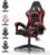 Gaming Chairs – bigzzia Gaming Chair – Ergonomic Gaming Chair, Backrest Adjustable PC Chair, 360° Rotatable Gamer Chair, Breathable Office Chair for Teenagers, Boys, Girls, Adults, Red