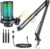 Kondensator Microphone Kit Professional, 192kHZ/24 USB Gaming Mikrofon PC Streaming Podcast USB Mikrofon Popschutz, für Gaming/Studio/Youtuber Karaoke/Podcasting