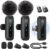 Streaming-Equipment – Wireless Lavalier Microphone for iPhone, iPad, Android Phone, 2-Pack Mini Noise Cancelling Microphone Auto Pairing and Mute and Reverb for Vlogging Video Recording TikTok YouTube