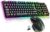 SPIRIT OF GAMER x Ultimate 600 | Gaming Tastatur Maus Set Kabellos Schwarz Wiederaufladbar RGB | DE Layout | Semi Mechanisch | Aluminiumplatte | 4800 DPI Wireless Mouse | Für PS5, PS4, PC, Xbox