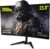 Gaming PC & Gaming Monitors – YEYIAN Sigurd – 23.8 Inch Curved Gaming Monitor Full HD 200Hz, 1ms, AMD FreeSync & NVIDIA G-Sync Compatible, 96% sRGB, HDMI/DisplayPort, Integrated Speaker, VESA, Black