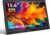 Thinlerain Portable Monitor 15,6 Zoll 1920 x 1080 FHD Tragbarer Gaming Monitor, HDMI, Typ-C, USB-C Anschlüsse, für MacBook, PC, Laptop, Raspberry Pi, Xbox, PS4, eingebauter Lautsprecher