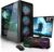 SYSTEMTREFF Basic Gaming Komplett PC Set AMD Ryzen 5 5500 6×4.2GHz | Nvidia GeForce RTX 3060 12 GB DX12 | 1TB M.2 NVMe | 32GB DDR4 RAM | WLAN Desktop Paket Computer für Gamer, Gaming