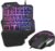 RedThunder Einhand Gaming Tastatur und Maus Set, Combo mit RGB-Hinterleuchtet, Ergonomische Mini Tastatur mit 35 Tasten, Optische Maus mit 6400 DPI für PC PS5 Gamer