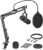 Gaming Mikrofon USB mit RGB Beleuchtung – Stummschalt-Taste & Geräuschunterdrückung, Studio-Qualität für Streaming/Podcast, Pop-Filter, für PC/Mac/PS4/Konsole