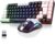 Gaming Tastatur & Maus – RedThunder 75% Wireless Gaming Keyboard and Mouse Set, DE TKL Layout, 85 Keys, Rechargeable Compact, Ultralight 7200DPI Mouse with Honeycomb Construction for PC, Mac, PS5, Xbox Gamer (Black/White)