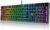 Mechanische Gaming Tastatur QWERTZ mit RGB-Beleuchtung (Blue Switches) – 104 Tasten USB-Kabelgebunden, 20 Farbmodi, N-Key Rollover, Spritzwassergeschützt für PC – Professionelle Tastatur für Gamer