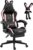Gaming Chairs – Dowinx Gaming Chair – Cute Cat Edition – Ergonomic Computer Chair with High Back and Lumbar Support, PU Leather, Footrest, Black