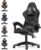 Gaming Chairs – bigzzia Gaming Chair Footrest, Gamer Chairs Ergonomic with Lumbar Cushion + Headrest, Height-Adjustable Office and Computer Chair for Adults, Girls, Boys (Without Footrest, Black)