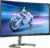 Gaming PC & Gaming Monitors – Philips Evnia 27M1C5200W – 27 Inch FHD Curved Gaming Monitor, 240 Hz, 1 ms GtG, FreeSync Premium (1920 x 1080, HDMI, DisplayPort) Grey