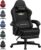 Gaming Chairs – GTPLAYER Gaming Chair, Breathable Office Chair, Ergonomic Office Chair, High-Quality Fabric, Ergonomic PC Chair, 160° Adjustable Backrest and Extendable Footrest, Black