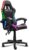 Gaming Chairs – GXTrust 704 Roniq Gaming Stuhl LED, 178 Farben und Effekten, Gepolsterte Armlehnen, Verstellbare Höhe und Rückenlehne, Gaming Chair Schreibtischstuhl mit RGB-Beleuchtung, Schwarz