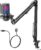 Streaming-Equipment – Gaming Microphone PC RGB with Arm, for Streaming Podcast Studio, USB Microphone for PS4 PS5 Mac, One-Click Mute Switch, with 3.5 mm Headphone Jack, Rotary Control for Adjusting the Volume