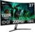 Minifire Gaming Curved Monitor 27 Inch 200Hz 1Ms 130% sRGB Monitor with Speaker 1920 x 1080 VA Panel (MFG27C1 with HDMI Cable)