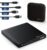 Externes USB 3.1 USB-C UHD 4k 3D M-DISC Blu-ray DVD CD BDXL HDR10 128GB Laufwerk Brenner Burner Superdrive BD Imperator Paket Tasche 90cm Anschlusskabel Aluminium Schwarz