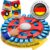 Wörter Sturm Spiel,Brettspiele,Wörterspiel Erwachsene Kinder,Gesellschaftsspiele,Spiel des Jahres,Familienspiel 2-8 Personen,Tabletop Spiele,Partyspiele (Blau Rot)