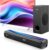 Soundbar für TV mit Subwoofer, PC, Gaming, 2.1 CH MEVOSTO 2025, verbesserte TV-Soundbar, tiefer Bass, Computer-Soundsystem, BT 5.3/USB/HD-ARC/optisch/AUX-Bass und Höhen, verstellbar, Heimkino