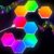 Streaming-Equipment – Hexagon LED Panel – RGB Smart Lights Hexagon Wall Lights Gaming Wall Light Music Sync – 8 Pack Light Panels Gaming Mood Lights Decoration