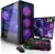 SYSTEMTREFF Basic Gaming Komplett PC Set AMD Ryzen 5 5500GT 6×4.4GHz | AMD RX Vega 7 4K HDMI DX12 | 512GB M.2 NVMe + 1TB HDD | 16GB DDR4 RAM | WLAN Desktop Paket Computer für Gamer, Gaming