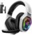 Gaming Tastatur & Maus – Ozeino OW810 Gaming Headset 40h Battery & Play When Charging, 2.4GHz + BT (≤30ms), 7.1 Surround Sound Wireless Headset with Microphone for FIFA/CS:GO/Streaming, Compatible with PS5/PS4/Switch/Mac, Crystal White