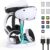 FASTSNAIL Ladestation für PSVR2, LED Ständer für PS5 VR Headset & Sense Controller mit 10 RGB-Licht, Zubehör kompatibel mit Playstation VR2