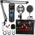 Streaming-Equipment – Podcast Microphone Bundling, Audio Interface with Cardioid Designer BM800 Microphone for Gamers and All-in-One Mixer, Perfect for Live Streaming, YouTube, Gaming