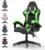 Gaming Chairs – bigzzia Gaming Chair – Ergonomic Gaming Chair, Backrest Adjustable PC Chair, 360° Rotatable Gamer Chair, Breathable Office Chair for Teenagers, Boys, Girls, Adults, Green