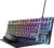 Trust GXT 1794 Set Gaming Tastatur QWERTZ DE Layout mit Funkmaus und Mauspad, 3-in-1 LED Gaming Paket, Wiederaufladbare Kabellose Maus 80 Stunden Akkulaufzeit, Kompakte TKL USB Tastatur PC, Schwarz