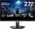 Gaming PC & Gaming Monitors – Lenovo Legion 27U-10 | 27 Inch UHD WLED Gaming Monitor | 3840 x 2160 | 16:9 | 320Hz | 0.5 ms Response Time | HDMI | DisplayPort | Audio 3.5 mm | 3-Sided Panel | TÜV Eye Protection | Black | 6.2 kg