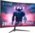 Z-Edge 27 Zoll Curved Gaming Monitor 280Hz (DP) 240Hz (HDMI) 1ms MPRT Full HD LED Monitor, 350cd/m² Helligkeit, 16:9 Curved Bildschirm, FreeSync, HDMI 2.0 & DisplayPort 1.2 – Schwarz (2025 Version)
