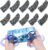 Finger Sleeve für Handy Gaming, 10 Stück Handy Gaming Fingerhüllen Atmungsaktiv Daumen Sleeve Fingerschutz Anti-Sweat Touchscreen Sleeves Kompatibel mit Handy Tablet Geräten