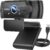 Webcam – Nulaxy Webcam with Microphone, FHD 1080P Webcam with Cover