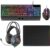 Gaming Tastatur & Maus – Mars Gaming MCP124PRO, Gaming Combo 4-in-1, RGB H-Mech Keyboard with Wrist Rest, RGB Mouse 3200DPI HUANO Switch, FRGB Headset, Nanotextile Mouse Pad 36 x 26 cm, Multiplatform, French, Black