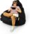 Gaming Chairs – Diablo Gaming Bean Bag, XXL Seat Cushion with Filling, Gaming Armchair, Children’s Bean Bag for Children’s Room, Living Room, EPS Beads, Polyester, 110 cm x 100 cm (Black)