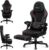Gaming Chairs – huzaro Force 4.6 Carbon Gaming Chair with Footrest and SoftFlex Mechanism, Ergonomic Chair with Adjustable Headrests and Lumbar Cushion, for Gamers and Office, Pack of 1
