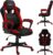 Gaming Chairs – huzaro Force 2.5 Red Mesh Gaming Chair Office Chair Computer Chair PC Chair Ergonomic Gamer Height Adjustable Rotatable with Rocker Function Maximum Load 140 kg Fabric Black Red