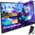 18,5-Zoll tragbarer Monitor, Laptop Monitor 120Hz Travel Gaming Monitor,300Nits HDR Plug & Play-Dual-Lautsprecher, externer Bildschirm für PC,Tablet,Mac,Sw-Itch,Xbox,PS3/4/5 Will (18,5-Zoll Schwarz)