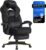 Gaming Chairs – SONGMICS Gaming Chair Office Chair Computer Chair Ergonomic Design with Footrest Adjustable Pillow Lumbar Cushion Load Capacity 150kg Ink Black OBG077B08