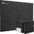 Streaming-Equipment – Acoustic Foam, Pack of 24, Acoustic Panels, Sound Absorber, 30 x 30 x 2.5 cm, Sound Insulation, Sound Insulation Mat, Podcast, Studio, Gaming Decoration, Streaming Accessories, Acoustic Panels, Black