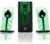 GOgroove 2.1 Soundsystem Computer Lautsprecher PC mit LED Effekt Desktop PC Lautsprecher 2.1 Anlage mit Subwoofer und blauen LED Highlights, Perfekt Geeignet für Stereo Gaming an Ihrem Computer – Grün